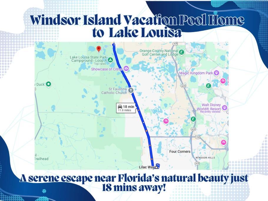 Windsor Island Vacation Pool Home Давенпорт Екстер'єр фото